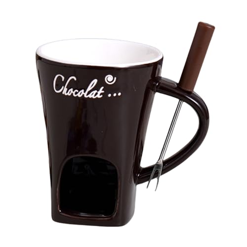 Keramikschokolade Fondue Becher Keramik Fondue Töpfe Accessoire Perfekt Für Familienfeier Und Veranstaltung Keramik Fondue Pot von YiNLuax