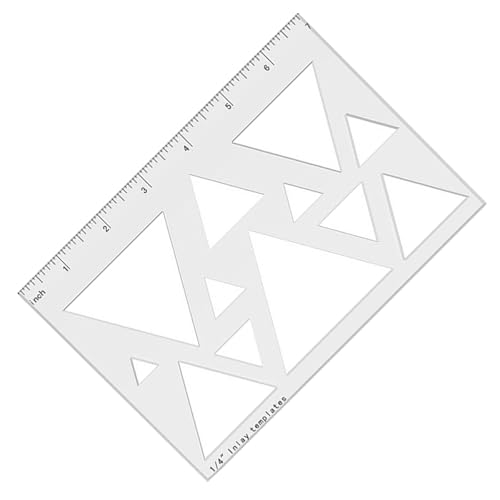 Klare Acryl Inlay Vorlage Mit Dreieck Oder Herz Designs Router Schablone Für Dekorative Holzbearbeitungsprojekte Tool Klare Acryl Inlay Vorlage Mit Dreieck Oder Herz Designs Router Schablone Für Dekorative Holzbearbeitungsprojekte Tool von YiNLuax