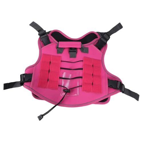 YiNLuax Outdoor Hundekabelbaum Taktisch Brustweste Mit Mehreren Befestigungsdesign Und Sicherheitsreflektierstreifen Für Gehen Mit Reflektierender Weste Für Große Hund von YiNLuax