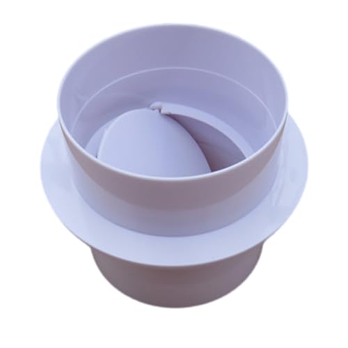 PVC Lüftungsrohr Runde Scheckventile Kunststoff Inline Backdrafts Dämpfer Luftkanal Gerät Dauerte Rohrrundventile von YiNLuax