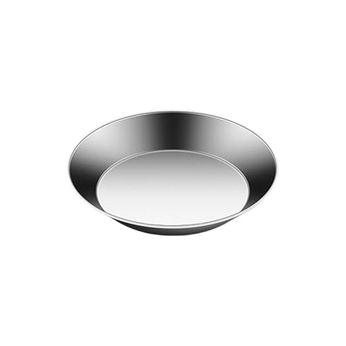 Runde Metall Servierschale Für Snacks Und Außengebrauch Küchenutensilien Stapelbare Teller Camping Dish Taste Taste Taste Tase von YiNLuax
