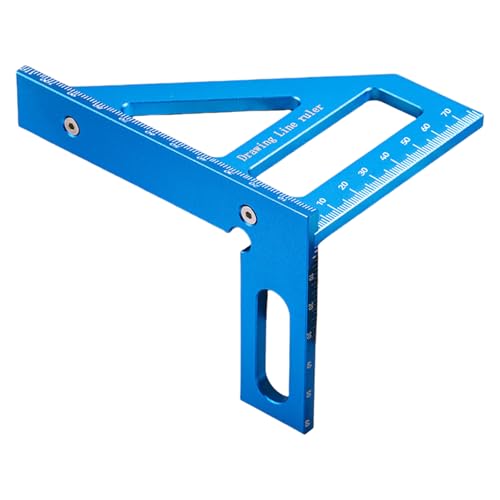 YiNLuax 45 90 Grad Tischlerei, dreieckiges Vierkantlineal, Winkelmesser, Werkzeug für präzises Messen im Möbelbau und YiNLuax 45 90 Grad Tischlerei, dreieckiges Vierkantlineal, Winkelmesser, Werkzeug für präzises Messen im Möbelbau und von YiNLuax
