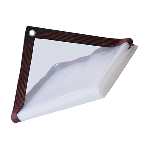 YiNLuax 50 cm Abstands Ösen 0 3 Mm Klares Wasserschutztuch Für Wasserschützen Gartencamping Und Terrassenunterkunft Hoch Transparenz wasserdichte Plane Die Gartenarbeit von YiNLuax
