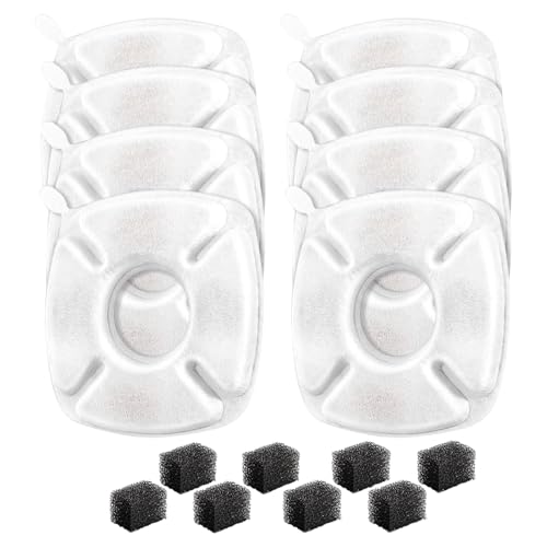YiNLuax 8PCS Ersatzfilter Für PET Wasserbrunnen Verbesserung Der Qualitätsfunktion Clean Filtration Katzen Wasserbrunnenfilter YiNLuax 8PCS Ersatzfilter Für PET Wasserbrunnen Verbesserung Der Qualitätsfunktion Clean Filtration Katzen Wasserbrunnenfilter von YiNLuax