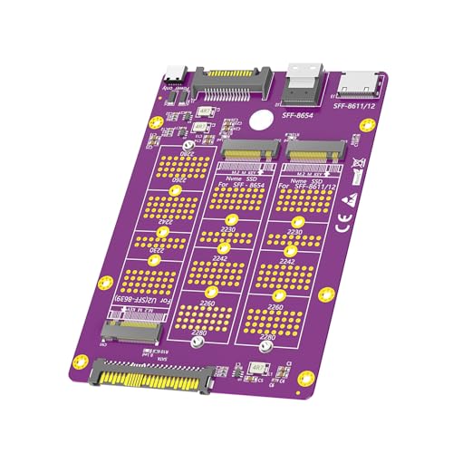 YiNLuax Festplatte Bis 8611 8654 U.2 8639 Konverterboard Mehrfachfunktion Für Die PC Verbindung Effizient von YiNLuax
