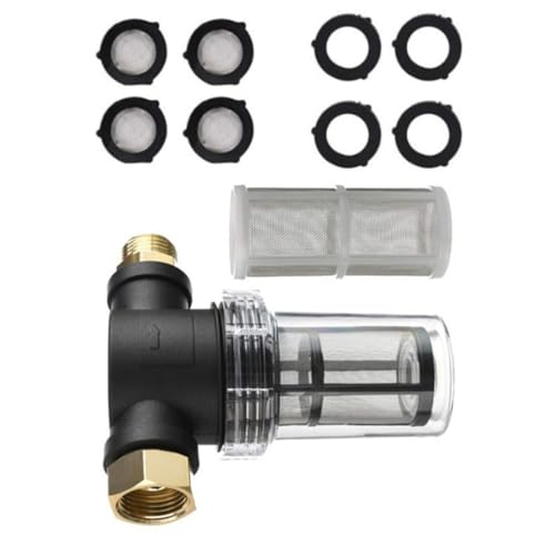 YiNLuax Hochdruck-Inline-Gartenschlauch-Filteraufsatz, 3/4-Zoll-Gewinde mit Maschen, Sieben für Unterlegscheiben, Sedimente YiNLuax Hochdruck-Inline-Gartenschlauch-Filteraufsatz, 3/4-Zoll-Gewinde mit Maschen, Sieben für Unterlegscheiben, Sedimente von YiNLuax