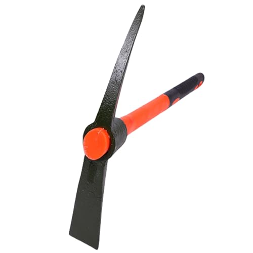 YiNLuax Hochleistungs Miniatur Pick Mattock Mit Glasfasergriff Gartenhandwerkzeug Zum Gartengarten Und Campinglandschaftsgestaltung Boden Breaking Pickaxe von YiNLuax