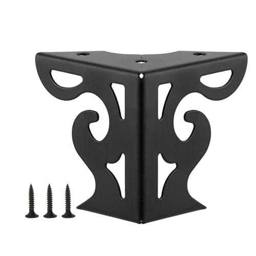YiNLuax Moderne Hohls Aus Metallmöbeln Beine Schwarz Finish Zeitgenössische Eisenmöbel Beine Für Sofa Tischschrank Sein Tischunterstützung von YiNLuax
