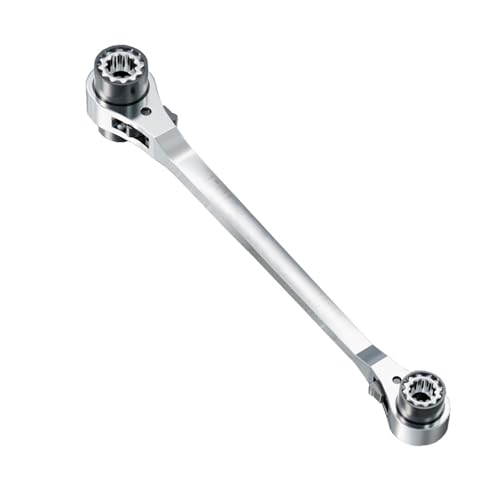 YiNLuax Multifunktions Ratschenschlüssel Doppelkopf Design Für 8-21 Mm Nussschrauben Professionelles Stahl Stahl Konstruktionstool Doppelköpfchen Ratschen Werkzeug Set von YiNLuax