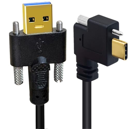 YiNLuax USB3.1 Typ C Zu USB3.0 Kabel Mit Goldplattenanschlüssen Und Schraubenschloss Ideal Für Schnelle Datenübertragungs Und Ladegeschwindigkeitsdatenübertragungskabel YiNLuax USB3.1 Typ C Zu USB3.0 Kabel Mit Goldplattenanschlüssen Und Schraubenschloss Ideal Für Schnelle Datenübertragungs Und Ladegeschwindigkeitsdatenübertragungskabel von YiNLuax