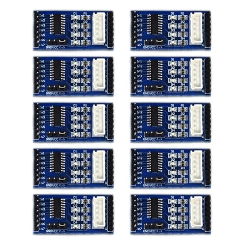 YiQinzcxg 10Pcs 28BYJ48 Schrittmotor Reduktion Schritt Getriebe Schrittmotor 4 Phase ULN2003 Fahrer Bord Überwachung Zubehör von YiQinzcxg