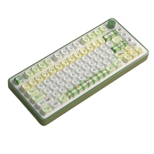 140 Stück PBT-Tastenkappen, MOTProfile DYE Sublimations-Tastenkappen für Schalter, mechanische Tastaturen, SK61, TKL87, 108 Tastenkappen, Tastenkappen-Set von YiQinzcxg