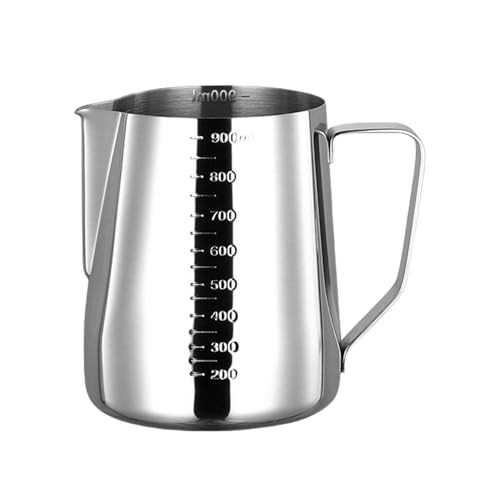304 Stahlstahl Milchkrug Milch Dampfmaschine Cup Coffee Latte Art Cup Geeignet Für Einfache Kunst Und Kaffeezubereitung von YiQinzcxg