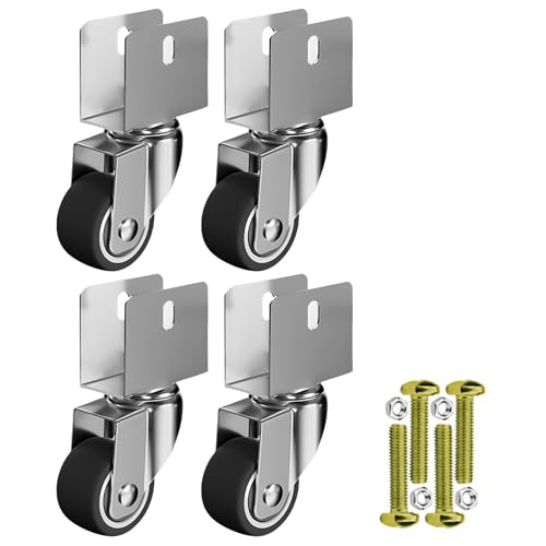 4pcs Heavy Duty Furniture Wheel Wheel Castor 1inch Universals Schwimmschuster Rollen Trolley Rad Für Möbelarbeitbank Für Tischstuhl Sofa Mit Sicherheitsbremse 4pcs Heavy Duty Furniture Wheel Wheel Castor 1inch Universals Schwimmschuster Rollen Trolley Rad Für Möbelarbeitbank Für Tischstuhl Sofa Mit Sicherheitsbremse von YiQinzcxg