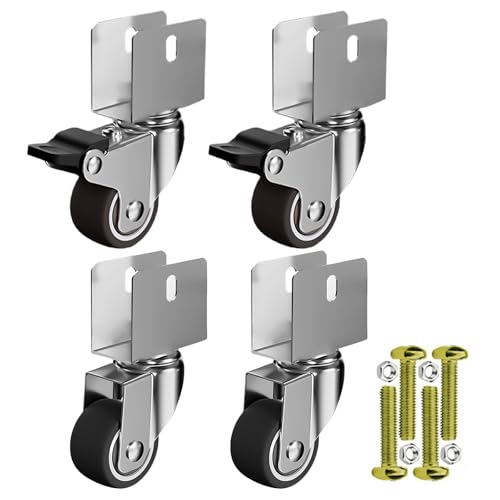 4pcs Heavy Duty Furniture Wheel Wheel Castor 1inch Universals Schwimmschuster Rollen Trolley Rad Für Möbelarbeitbank Für Tischstuhl Sofa Mit Sicherheitsbremse 4pcs Heavy Duty Furniture Wheel Wheel Castor 1inch Universals Schwimmschuster Rollen Trolley Rad Für Möbelarbeitbank Für Tischstuhl Sofa Mit Sicherheitsbremse von YiQinzcxg