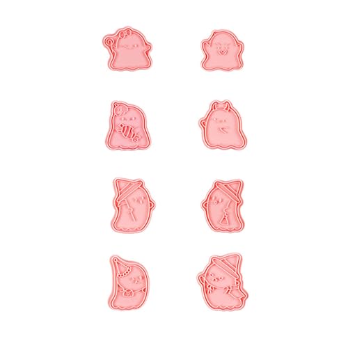 8 Pieces Keksformen Halloween Biscuit Cutter Ghostly Form Cookie Formen Backwerkzeug Geeignet Für Familienversammlungen Gebäckdekorationstool Geeignet von YiQinzcxg