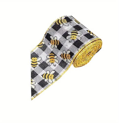 Bumblees Ribbon 1 Roll Dekoratives Bandverzierungen Handgefertigter Zugang Zu Geschenkblumenpackungen Bienen Festival von YiQinzcxg