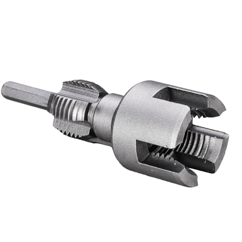 Elektrische Bohrmaschine Kompatible PVC Rohr Threader PVC Gewinde Maker Werkzeug Für Elektrobohrer 1/2 Zoll 3/4 "Kunststoff Pipe Threader Integrierter Interner Und Externer Integriert Elektrische Bohrmaschine Kompatible PVC Rohr Threader PVC Gewinde Maker Werkzeug Für Elektrobohrer 1/2 Zoll 3/4 "Kunststoff Pipe Threader Integrierter Interner Und Externer Integriert von YiQinzcxg