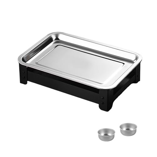 Grill Freien Freien Heiztablett Edelstahl Erwärmungsteller Hält Mehrere Gerichte Die Sich Perfekt Für Unterhaltsame Gäste Eignen von YiQinzcxg