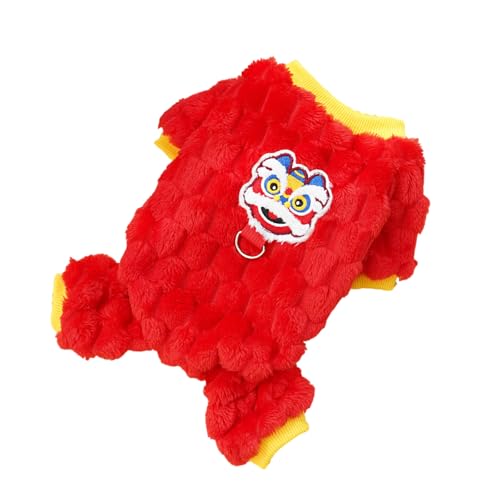 Hundepullover Pelziger Mantel Für Kleine Hunde Für Winter Chinesischer Anzug Stickter Chinesischer Anzug Kleidung Kleine Hundehäden Kleidung von YiQinzcxg