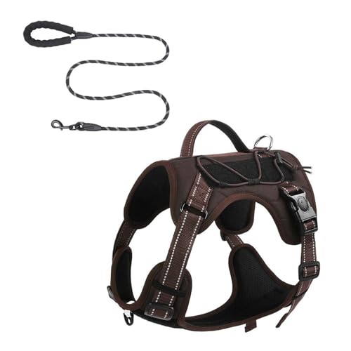 Hundeweste Einstellbares Trainingskurbus Für Große Hunde Nutzung Starke Multifunktionale Leinegurt Weichgriff Welpe Leine von YiQinzcxg