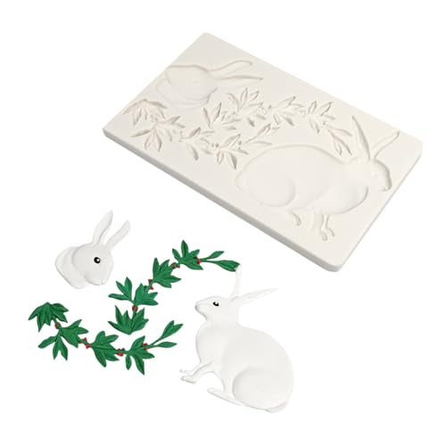Kaninchen Mit Thematische Kaninchen Fondant Kuchenform Nicht Stick Schokoladenform Dessert Backware Für Familienversammlungen Und Partys von YiQinzcxg