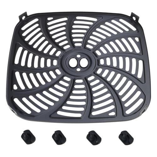 Quadratische Nonstick Luft Frittierpad 7qt Backschale Kochscheiben Luft Frittier Zubehör Air Fryers Platte Metall Textur von YiQinzcxg