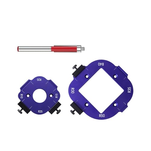 Router Eckradius Vorlage Aluminium Router Guides Für Holzbearbeitungs Ecke Routing Handbuch Set von YiQinzcxg
