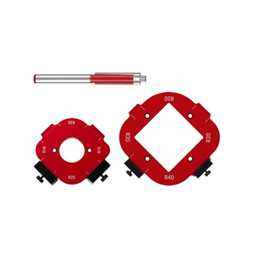 Router Eckradius Vorlage Aluminium Router Guides Für Holzbearbeitungs Ecke Routing Handbuch Set von YiQinzcxg