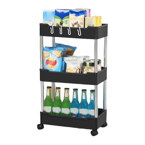 YiQinzcxg 3/4 Layer Bad Storage Cart Küche Organisatoren Rolling Mobile Regale Platz Sparende Design Schmale Regale Rollen Schmale Lücken Aufbewahrungswagen YiQinzcxg 3/4 Layer Bad Storage Cart Küche Organisatoren Rolling Mobile Regale Platz Sparende Design Schmale Regale Rollen Schmale Lücken Aufbewahrungswagen von YiQinzcxg