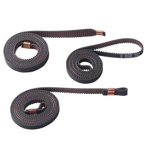 YiQinzcxg 3pcs Leder X/Y Wellen Timing Timing Timing Synchrongürtel Ledergürtelersatz Für 3D Druckerzubehör von YiQinzcxg