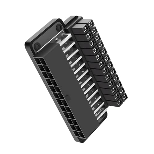 YiQinzcxg 90-Grad-24-Pin Mainboard Stromanschluss Männlich Zu Weiblich Netzteil Adapter Für Kompaktes Gehäuse YiQinzcxg 90-Grad-24-Pin Mainboard Stromanschluss Männlich Zu Weiblich Netzteil Adapter Für Kompaktes Gehäuse von YiQinzcxg
