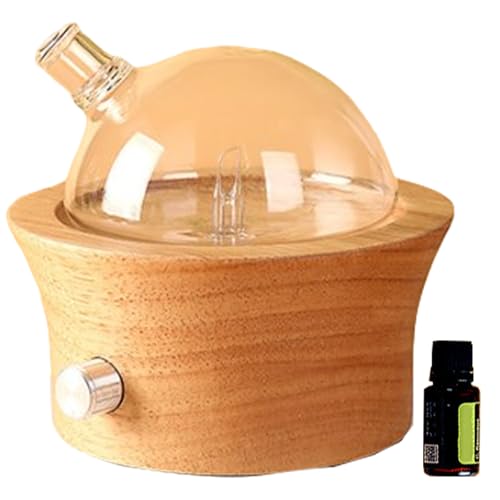YiQinzcxg Aromatherapie Diffusor Aus Holz Und Glas Mit Automatischer Duftabgabe Aromadiffusor Geeignet Für Den Und Bürogebrauch von YiQinzcxg