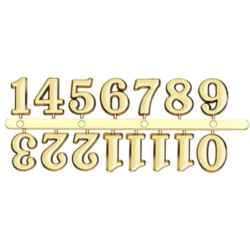 YiQinzcxg Digitale Uhrenzahlen-Set, Metall, arabische oder römische Ziffern, Set für Uhren-Reparatur, Ersatzzubehör von YiQinzcxg