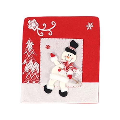 YiQinzcxg Feiertagstuhlleitungsbezüge In Santa Designs Weihnachtsstuhlabdeckungen Für Weihnachtstisch Einstellungsfestivalabdeckungen Dekorationen von YiQinzcxg