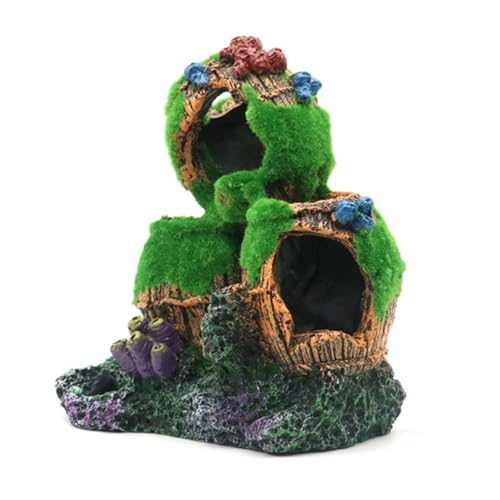 YiQinzcxg Haltbarkeit Harze Garnelenunterkunft Fässer Naturbraune Aquarien Dekoration Für Sichere Und Komfortable Lebensräume Aquarien Ornamente von YiQinzcxg