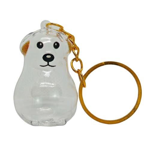 YiQinzcxg Haustierpelz Memorial Charm Keychain Klare Harze Hunde Haarsammler Aufbewahrungsbox Beutel Charme Zum Schätzen Von Pet Memory Geschenk Klarer Haustierhaarsammler von YiQinzcxg