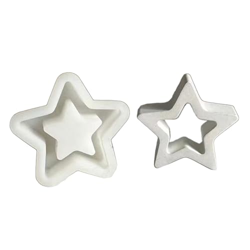 YiQinzcxg Hohlout Sternharzform Für Gips Ornament Handwerk Wohnkultur Kunsthandwerk Epoxidharzform Silikonform Für Hauszubehör von YiQinzcxg