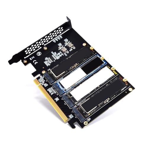 YiQinzcxg PCIe X16-zu Viertel NVMe Erweiterungskarten Adapterkartenplatine Mit Hervorragender Kompatibilität Und Einfacher Installation YiQinzcxg PCIe X16-zu Viertel NVMe Erweiterungskarten Adapterkartenplatine Mit Hervorragender Kompatibilität Und Einfacher Installation von YiQinzcxg