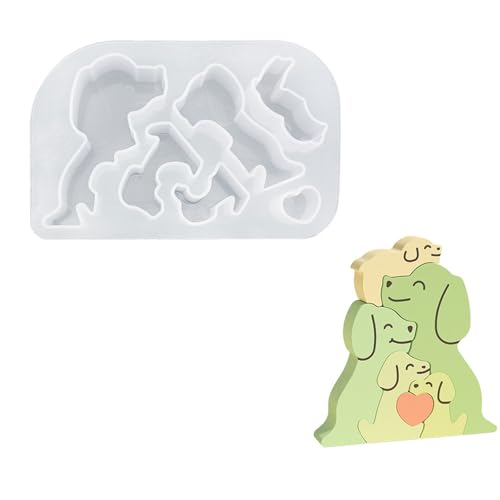 YiQinzcxg Tierfamilie Silikon Kerzenformen Für Epoxidharz Handgemachte Kerze Zement Gips Silikonformen Silikon Fondant Formen von YiQinzcxg