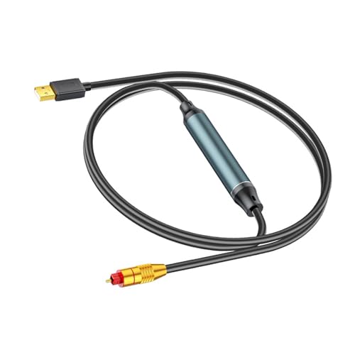 YiQinzcxg USB A Zu Glasfaser Sound SPDIF Anschlussverbindungskonverterkabel Für Die Laptop Verbindung Mit Stabilen Signalenübertragung von YiQinzcxg