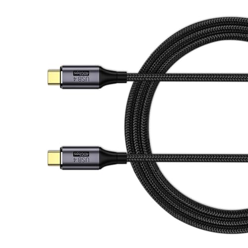 YiQinzcxg USB Kabel 40Gbit / S Datenübertragung 100W USB C Zu USB C Kabel Schnelles 8K@60Hz USB Kabel Für Telefonlaptop von YiQinzcxg