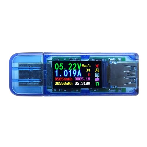 YiQinzcxg USB3.0 Tester 3.7-30V 0-4a Spannungen Tester Multimeter LCD Anzeige Amperemeter USB Leistungsmesser USB Strommesser Tester von YiQinzcxg