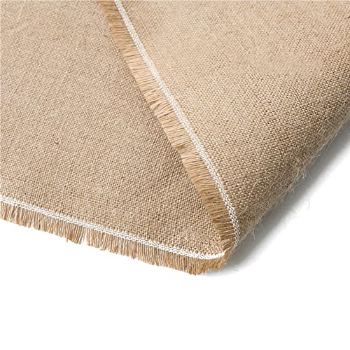 Tischläufer Jute 50/78/100/160cm breit Tischband für wundervolle Dekorationen Jute Juteband Tischläufer Natürliche Sackleinen für DIY Handwerk Vintage Hochzeit Zuhause Dekor (L:4m/157in,W:50cm/19in) von YiYYPT