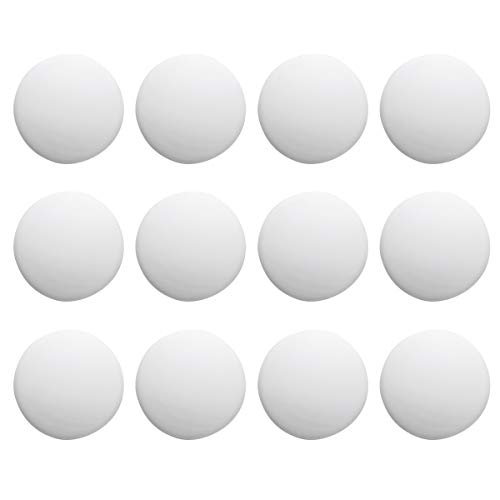 YiZYiF 12 Stück Türstopper Wand - Selbstklebende Türpuffer mit extra starkem Halt für einen optimalen Wandschutz - Durchmesser 40mm Weiß One Size von YiZYiF