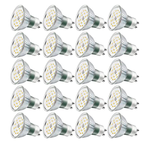 Yiahin GU10 LED Warmweiss | Warmweiß 2700 Kelvin | 600 Lumen | 5W ersetzt 60W Halogenlampe | 20er Pack Yiahin GU10 LED Warmweiss | Warmweiß 2700 Kelvin | 600 Lumen | 5W ersetzt 60W Halogenlampe | 20er Pack von Yiahin