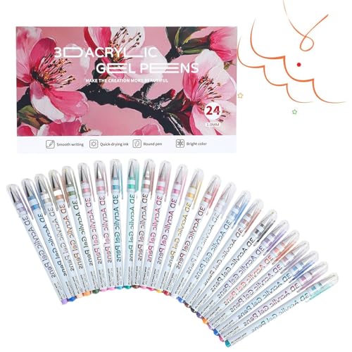 Yianyal Acrylstifte | Mehrfarbiges Acryl Marker Kunst Set,Bastel Zeichen Malstifte für Stein Holz Stoff Papier Kreativprojekte Yianyal Acrylstifte | Mehrfarbiges Acryl Marker Kunst Set,Bastel Zeichen Malstifte für Stein Holz Stoff Papier Kreativprojekte von Yianyal
