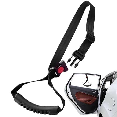 Yianyal Auto-Haltegriff, tragbarer Griff für Auto - Mehrzweck-Nylon-Auto-Hilfsgriff - Leichter Autogriffassistent, platzsparender Autotürgriff für Senioren von Yianyal