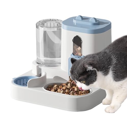 Yianyal Automatischer Futterautomat Für Haustiere - 2 in 1 Katzenfutterautomat und Wasserspender,Leckerli Futternapf Haustierzubehör für Zuhause und Wohnung Innenbereich Welpen Hunde kleine Yianyal Automatischer Futterautomat Für Haustiere - 2 in 1 Katzenfutterautomat und Wasserspender,Leckerli Futternapf Haustierzubehör für Zuhause und Wohnung Innenbereich Welpen Hunde kleine von Yianyal