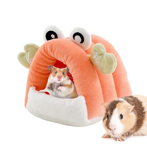 Yianyal Hamsterhaus,Gemütliches Igel Schlafhaus | Krebsförmiges Häuschen Für Hamster, Mäuse, Kaninchen & Chinchillas In Tierzimmer & Spielbereichen von Yianyal